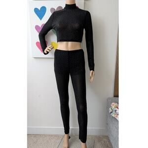 fashion nova lead by example rhinestone set medium